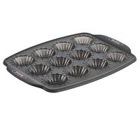 Tefal Crispy Bake Mould for 12 Mini Tartlets J4171414 Cake, Silicone, Black
