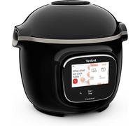 Tefal Cook4me Touch CY912840 Connected Digital Multi Pressure Cooker 6L/Black & Stainless Steel