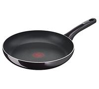 Tefal D52206 Resist Intense frying pan 28 cm | non-stick coating | flame protect | resistant | thermal signal | deep shape | easy to clean | safe | burgundy