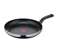 Tefal D52608 Resist Frying Pan 32 cm Safe Titanium Non-Stick Coating Thermo-Signal Temperature Indicator Easy Cleaning Flame Protect Technology Black