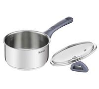 Tefal Daily Cook 18 cm Saucepan + Lid, Induction Safe, Non-Stick, 2.1 Litre Capacity, Reinforced Base, Dishwasher and Oven Safe, Stainless Steel
