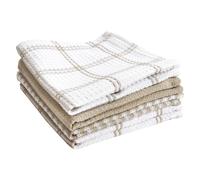 Tefal Dish Cloths, Cotton, Sand, 4 Pack