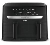 Tefal Dual Fryer without oil, 8.3 L capacity, 2 drawers of 5.2 L and 3.1 L, 7 automatic programs, digital screen, air fryer EY901810