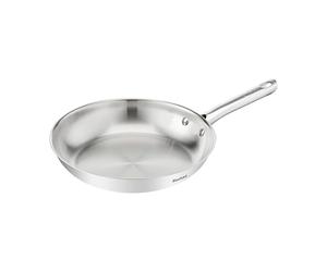 Tefal Duetto On Frying Pan 24 cm Unsealed Thick Heat Fusion Base Comfort Grip Durable Suitable for All Hobs Stainless Steel B8660434