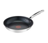 TEFAL Duetto Plus Titanium Frying Pan Diameter 30 cm Induction Steel Pan Non-Stick