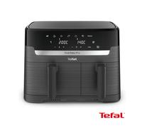 Tefal Easy Fry Dual Zone Digital Air Fryer, 2 Drawers, 8.3L, 8in1, Air Fry, Extra Crisp, Roast, Bake, Reheat, Dehydrate, 6 Portions, Non-Stick, Dishwasher Safe Baskets, Grey EY901HG0