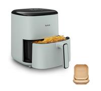 Tefal Easy Fry Max 5L Air Fryer, 10 Auto Programs, Digital, Eucalyptus | Serves 6, 1kg Food Capacity, Healthy Frying, Saves Time and Energy, Paper Sheets, EY2454G0