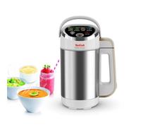 Tefal Easy Soup and Smoothie Maker, 1.2L, 1000W, 5 Programs | Double-Walled Jug, 4 Stainless Steel Blades, Smooth or Chunky Soup, Compote, Auto-Clean, Digital, BL841141