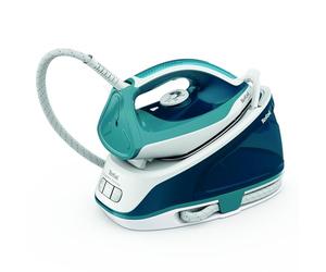 Tefal Espress Steam Iron Station - Blue, Powerful Steam Performance, Calc Clear Technology, Xpress Glide Soleplate