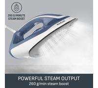 Tefal Express Essential Steam Generator Iron, 120 g/min Steam Output, Xpress Glide Soleplate, 340 g/min Steam Boost, 5.9-Pump Bars with Scale Rinsing