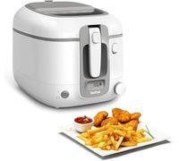 Tefal FR3141 Super Uno Deep Fryer | Thermal Housing | Up to 1.2 kg Capacity | Digital Timer | Anti-Odour Filter Cassette | Removable Non-Stick Inner Container | White/Grey