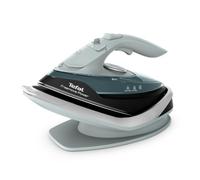 Tefal Freemove Power FV6672G0 Cordless Steam Iron - 2600W, 40g/min Continuous Steam, 220g Steam Boost, 11-Second Recharge, Lightweight 960g, Ceramic Soleplate, Auto-Off, Anti-Drip, Eucalyptus