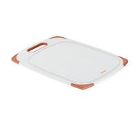 Tefal Fresh Kitchen K2084004 Plastic Chopping Board, Non-Slip, Dishwasher Safe, Heavy Duty, Handle, Juice Groove