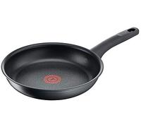 Tefal G12402 Titanium Fusion Frying Pan 20 cm (Titanium Excellence Non-Stick Coating, Thermo-Spot, Hard Fusion Outer Layer, for All Cookers Including Induction), Black