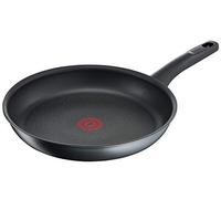 Tefal G12408 Titanium Fusion Frying Pan 32 cm (Titanium Excellence Non-Stick Coating, Thermo-Spot, Hard Fusion Outer Layer, for All Cookers Including Induction), Black