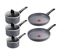 TEFAL Healthy Cook ON Induction 5PC Set (Saucepan 16/18/20 + lids, Frying pan 24/28cm)