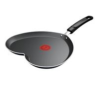 Tefal Heart Shaped Titanium Non Stick Crepe Pancake Pan Bonne Maman 25cm Red New