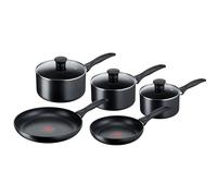 Tefal Induction Non-Stick Cookware Set, 5 Pcs - Black (G155S544)