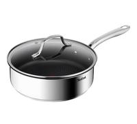 Tefal Infinite 24cm Saute Pan with Lid Titanium Induction Dishwasher Non Stick