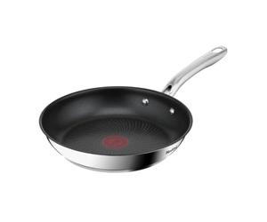Tefal Infinite H8150425 Induction Frying Pan 24 cm Non-Stick with Thermal Signal Ideal Temperature Easy Cleaning Suitable for All Hobs Stainless Steel