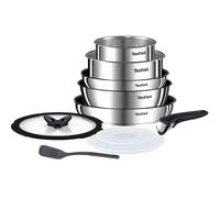 Tefal Ingenio 10 Piece Emotion Stainless Steel Induction Pan Set