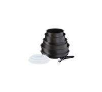 Tefal Ingenio Authentic L6719552 10 Piece Induction Pots & Pan Cookware Set - Dark Stone, Black