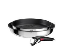 Tefal Ingenio Comfort Max Stainless Steel 3-Piece Pan Set, Stackable