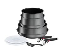 Tefal Ingenio Daily Chef ON 10 Piece Non-Stick Induction Pan Set, 22&26cm Frying Pans, 18&20cm Saucepans, 24cm Sautepan, 18&20cm Hermetic Lids,
