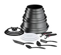 Tefal Ingenio Daily Chef On 20 Piece Set, Pots & Pans Set, Stackable, Easy Cleaning, Non-Stick Coating, Removable Handle, Heat Indicator, All hobs Compatible Including Induction, L7619402