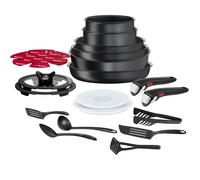 Tefal Ingenio Daily Chef on L7629342 22-Piece Non-stick Induction Cookware Pots & Pans Set, Black