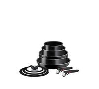 Tefal Ingenio Easy Cook 10Pc Removable Handle, Stackable Pan Set L1549042 Black