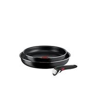 Tefal Ingenio Easy Cook 3Pc Removable Handle, Stackable Pan Set L1549013 Black
