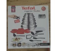 Tefal Ingenio Emotion 22 Piece Stainless Steel Pan Set Induction (NEW)