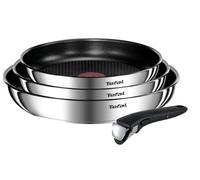 TEFAL INGENIO EMOTION FRYPANS SET 5-PIECE WITH REMOVABLE HANDLE, SAUTE PAN, PANS