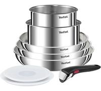 Tefal Ingenio Emotion Set of 3 Frying Pans 22/26/28 cm + 2 Saucepans 16/18 cm + Removable Handle + 2 Accessories, Induction Safe, Non-Stick, Dishwasher and Oven Safe