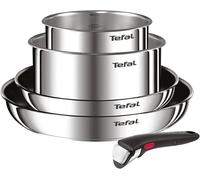 Tefal Ingenio Emotion Stainless Steel 5-Piece Cookware Set - Induction -New