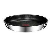 Tefal Ingenio Frying Pan 24 cm, Induction, Non-Stick Coating, Stainless Steel, Space Saving, Made in France, Preference L9730402