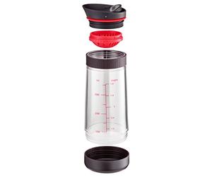 Tefal Ingenio K20730 Dressing Mixer Diameter 19 cm Material: Plastic Easy to Clean Dishwasher Safe Colour: Red/Black/Transparent