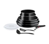 Tefal Ingenio L1599902 10-Piece Cookware Set, Frying Pans, Pans and Lids, Handle, Non-Induction, Non-Stick Coating, Stackable, Dishwasher Safe, Made in France, Easy On