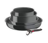Tefal Ingenio L26190022 Set of 5 Frying Pans with Removable Handle, Induction, Non-Stick Ceramic Coating, Eco-Designed, Dishwasher Safe, Made in France, Renew L26190022