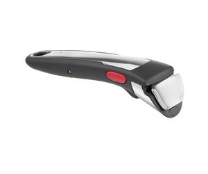Tefal Ingenio L9863202 Premium Black Removable Handle, Stackable, 3-Point Safety Lock, Supports up to 10 kg, 10 Year Warranty, Made in France