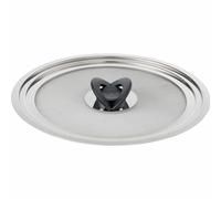 Tefal Ingenio Stainless Steel 24 - 30Cm Anti Splatter Lid Tainless Steel