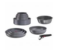 Tefal Ingenio Natural Force L3969202 Set of 2 Frying Pans 22/26 cm with Non-Stick Handle, Suitable for All Heat Sources Including Induction