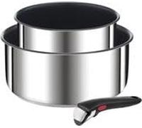 Tefal 3-Piece Cookware Set Ingenio Preference L9739202 – 16/20 cm Pans + Handle – Induction