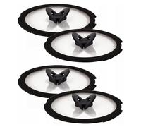 TEFAL INGENIO SET OF GLASS LIDS, 4-PIECE SET, DIAMETER 22, 24, 26, 28 CM, LID