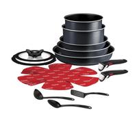 Tefal Ingenio So Light L7239642 16-Piece Non-stick Cookware Induction Pots & Pans Set, Black