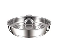 Tefal Ingenio Stainless Steel Steamer With Glass Lid