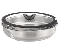 Tefal Ingenio Stainless Steel Steamer With Glass Lid