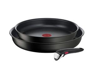 Tefal - Ingenio Unlimited Frying Pans, 3 Pieces - Black