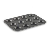 Tefal J1602802 Success 12-mould baking tray Aluminium Black 30 x 23 x 1,5 cm.